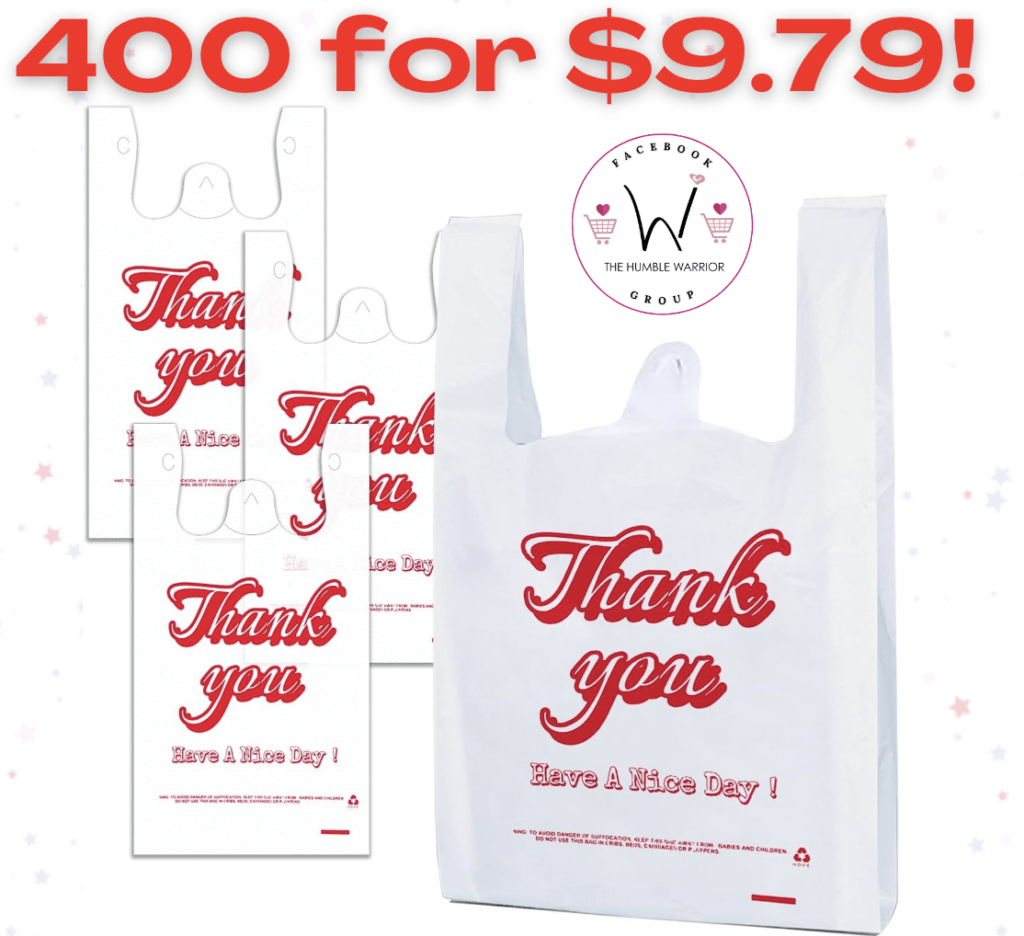 400-pack of reusable plastic bags!